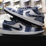 Giày Air Jordan 1 Low SE Washed Denim Like Auth