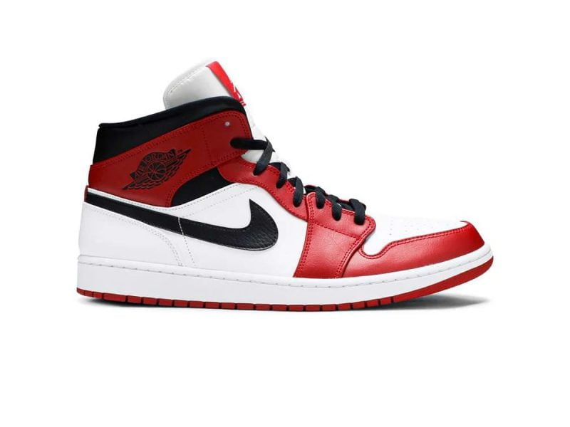 Giày Nike Air Jordan 1 Mid Chicago ‘White Toe’
