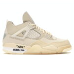 Nike Air Jordan 4 Retro Off-White Sail Like Auth