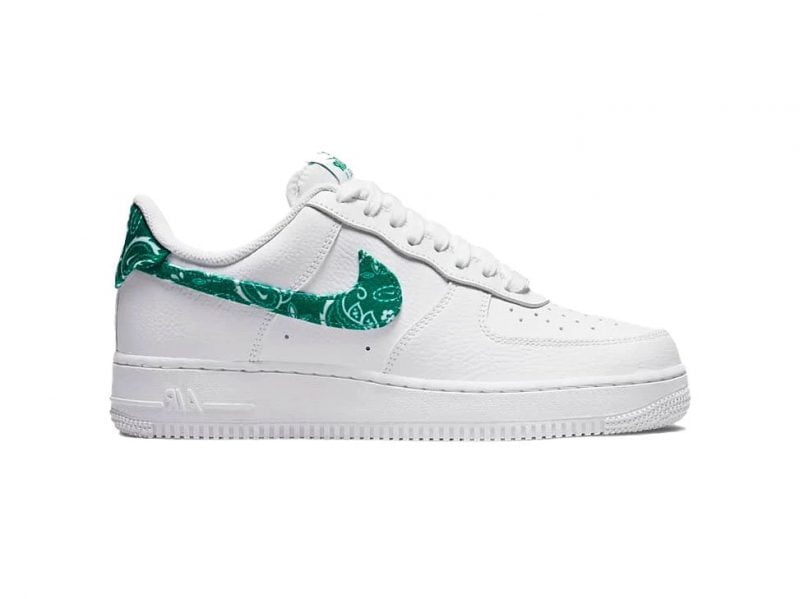 Giày Nike Air Force 1 ’07 Essentials ‘Green Paisley’ rep 1:1