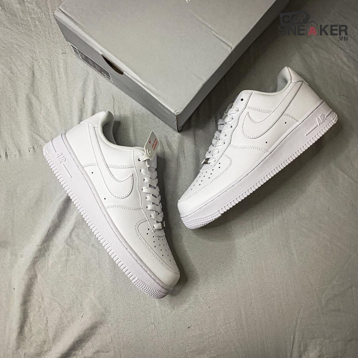 Giày Nike Air Force 1 Trắng Full White Like Auth