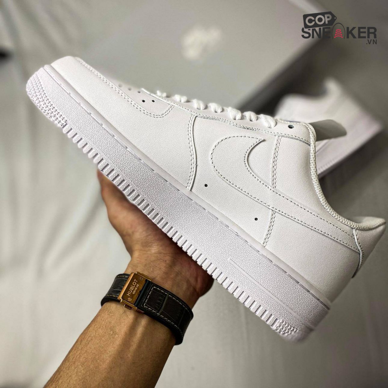 Giày Nike Air Force 1 Trắng all White Like Auth