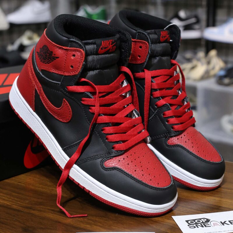 Giày Nike Air Jordan 1 Retro High Og ‘Bred’ like auth