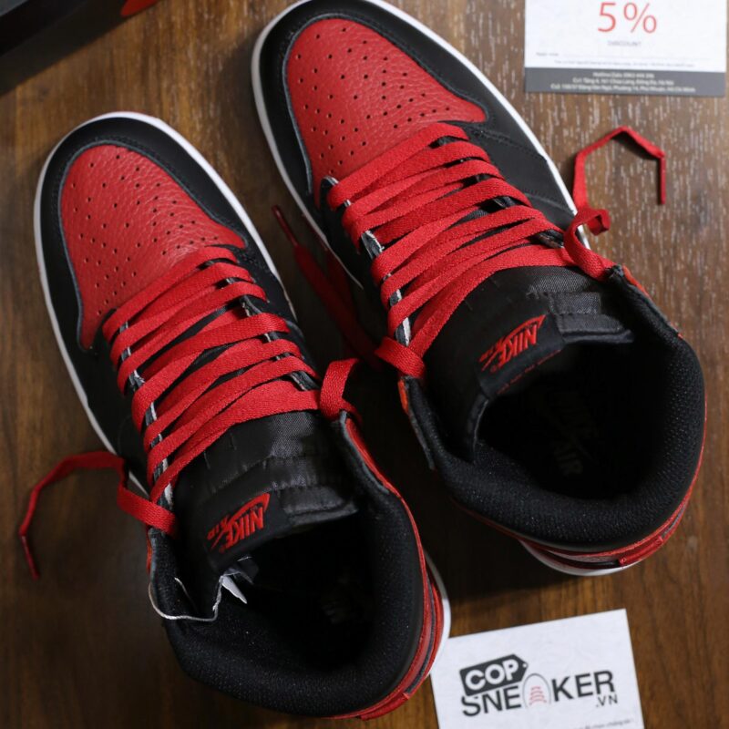 Giày Nike Air Jordan 1 Retro High Og ‘Bred’ rep 1:1