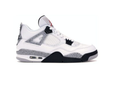 Giày Nike Air Jordan 4 Retro White Cement Like Auth