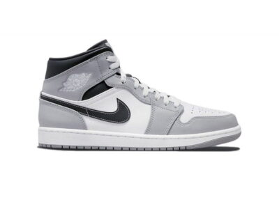 Giày Nike Air Jordan 1 Mid Light Smoke Grey Anthracite 2022