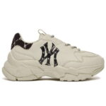 Giày MLB BigBall Chunky Mono Heel New York Yankees Black