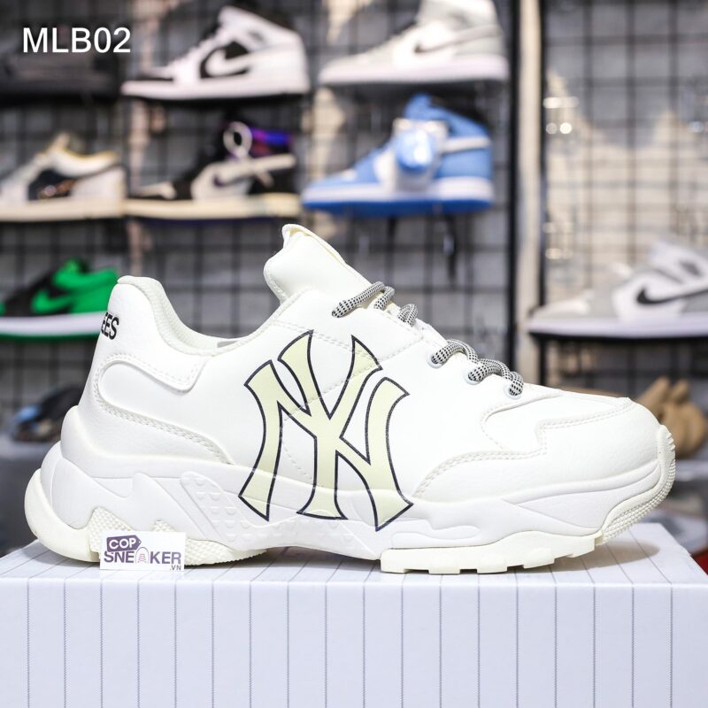 Giày MLB Bigball Chunky A New York Yankees Ivory rep 1:1
