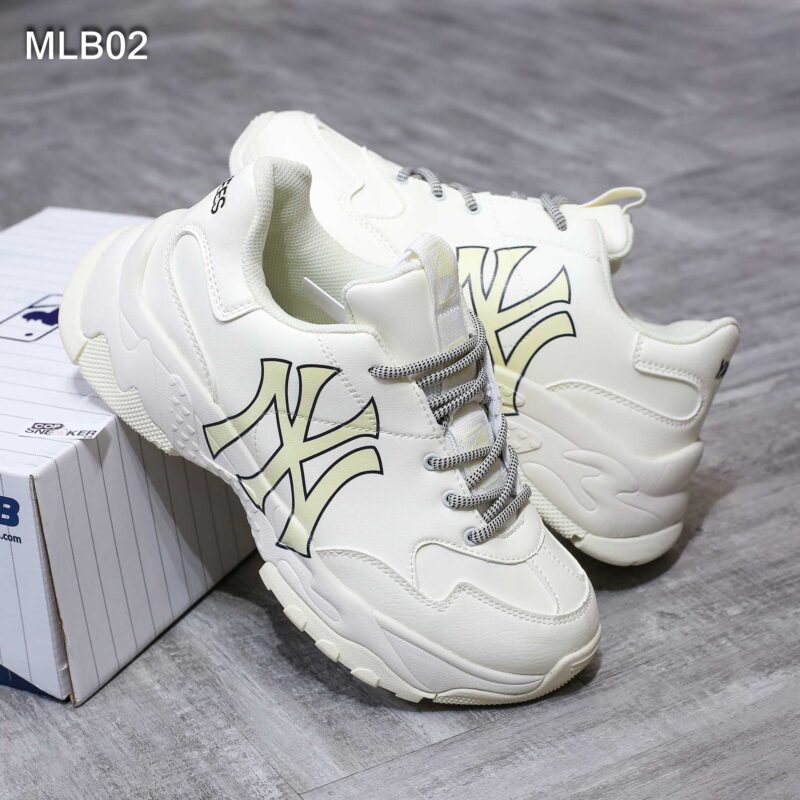 Giày MLB Bigball Chunky A New York Yankees Ivory rep 1:1