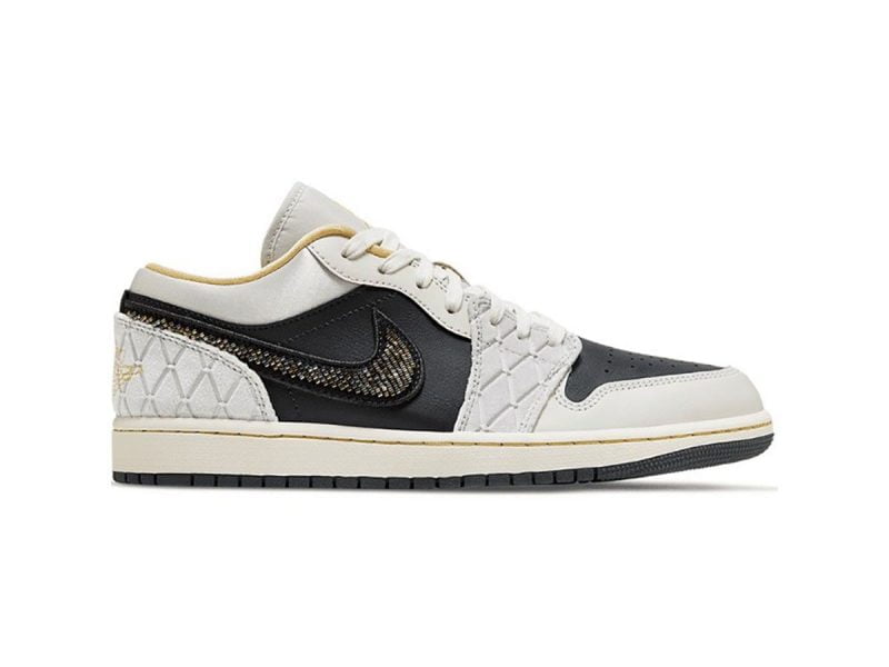 Giày Nike Air Jordan 1 Low ‘Beaded Swoosh’ Like Auth