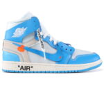 Giày Nike Air Jordan 1 Off White Blue Xanh Rep 1:1