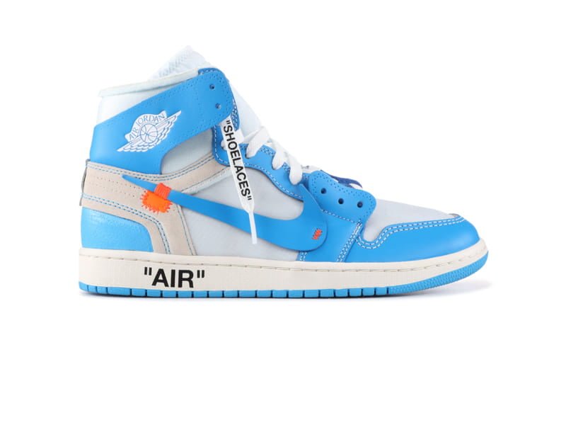 Giày Nike Air Jordan 1 Off White Blue Xanh Rep 1:1
