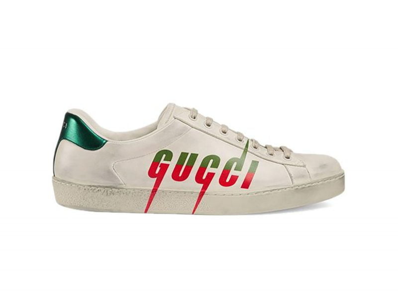 Giày Gucci Ace Sneaker with Gucci Blade Like Auth