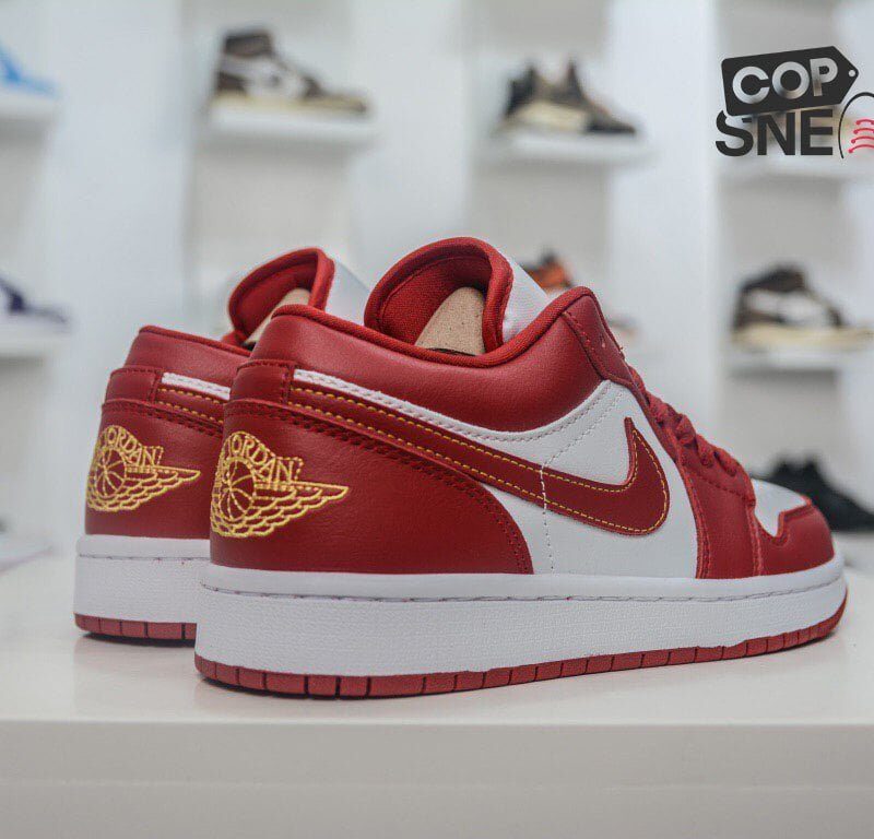 Giày Nike Air Jordan 1 Low ‘Cardinal Red’ đỏ rep 1:1