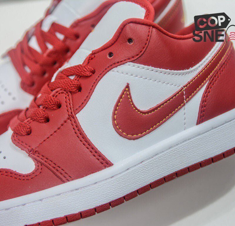 Giày Nike Air Jordan 1 Low ‘Cardinal Red’ đỏ rep 1:1