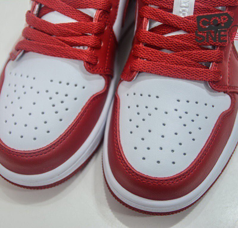 Giày Nike Air Jordan 1 Low ‘Cardinal Red’ đỏ rep 1:1