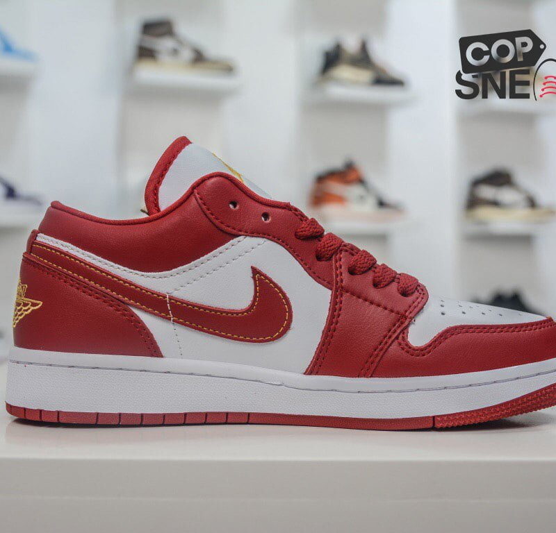 Giày Nike Air Jordan 1 Low ‘Cardinal Red’ đỏ rep 1:1