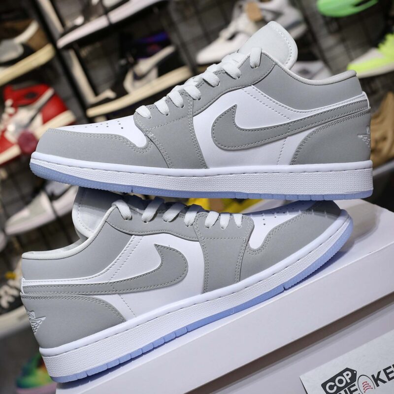 giày Nike Air Jordan 1 Low Wolf Grey Rep 1:1