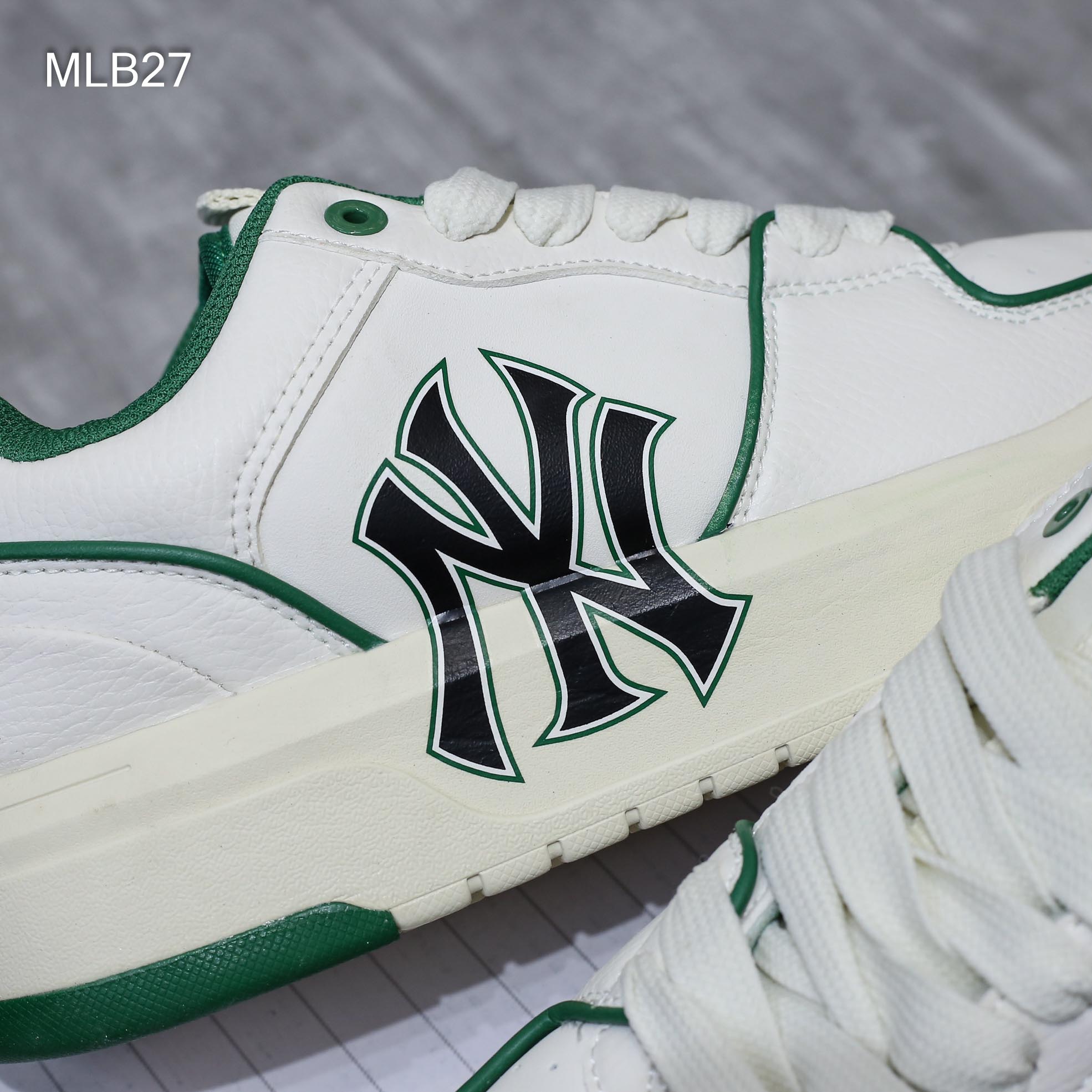 Giày MLB Chunky Liner New York Yankees White Green like auth