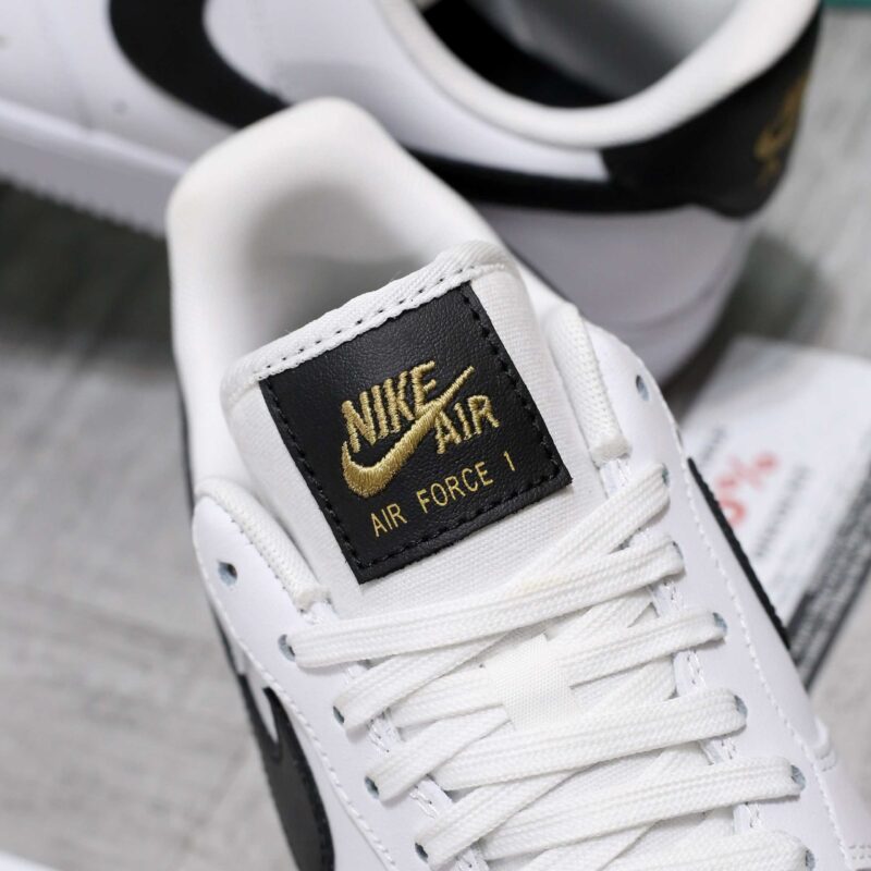 Nike Air Force 1 Low 07 Essential White Black Gold