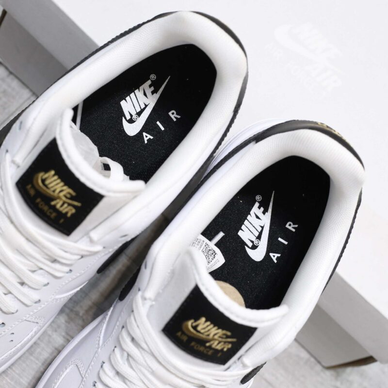 Nike Air Force 1 Low 07 Essential White Black Gold