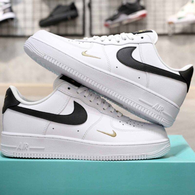 Giày Nike Air Force 1 Low 07 Essential White Black Gold Like Auth