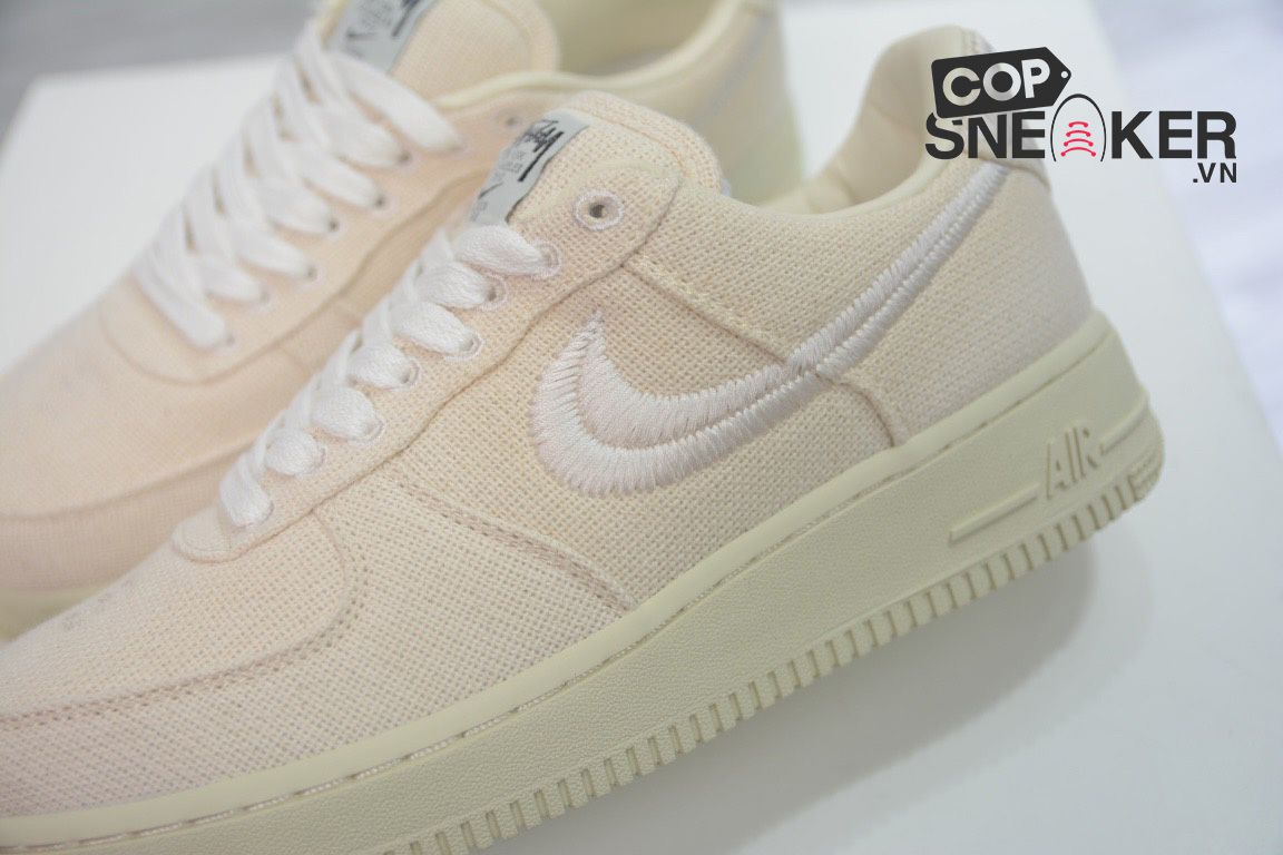 Giày Nike Air Force 1 Low Stussy Fossil Like Auth