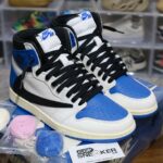 Giày Nike Air Jordan 1 High Travis Scott x Fragment Like Auth