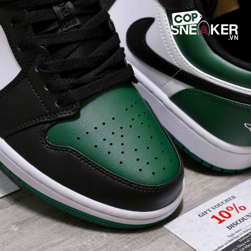 Giày Nike Air Jordan 1 Low Green Toe Xanh Đen Rep 1:1