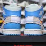 Giày Nike Air Jordan 1 Off White Blue Xanh Like Auth