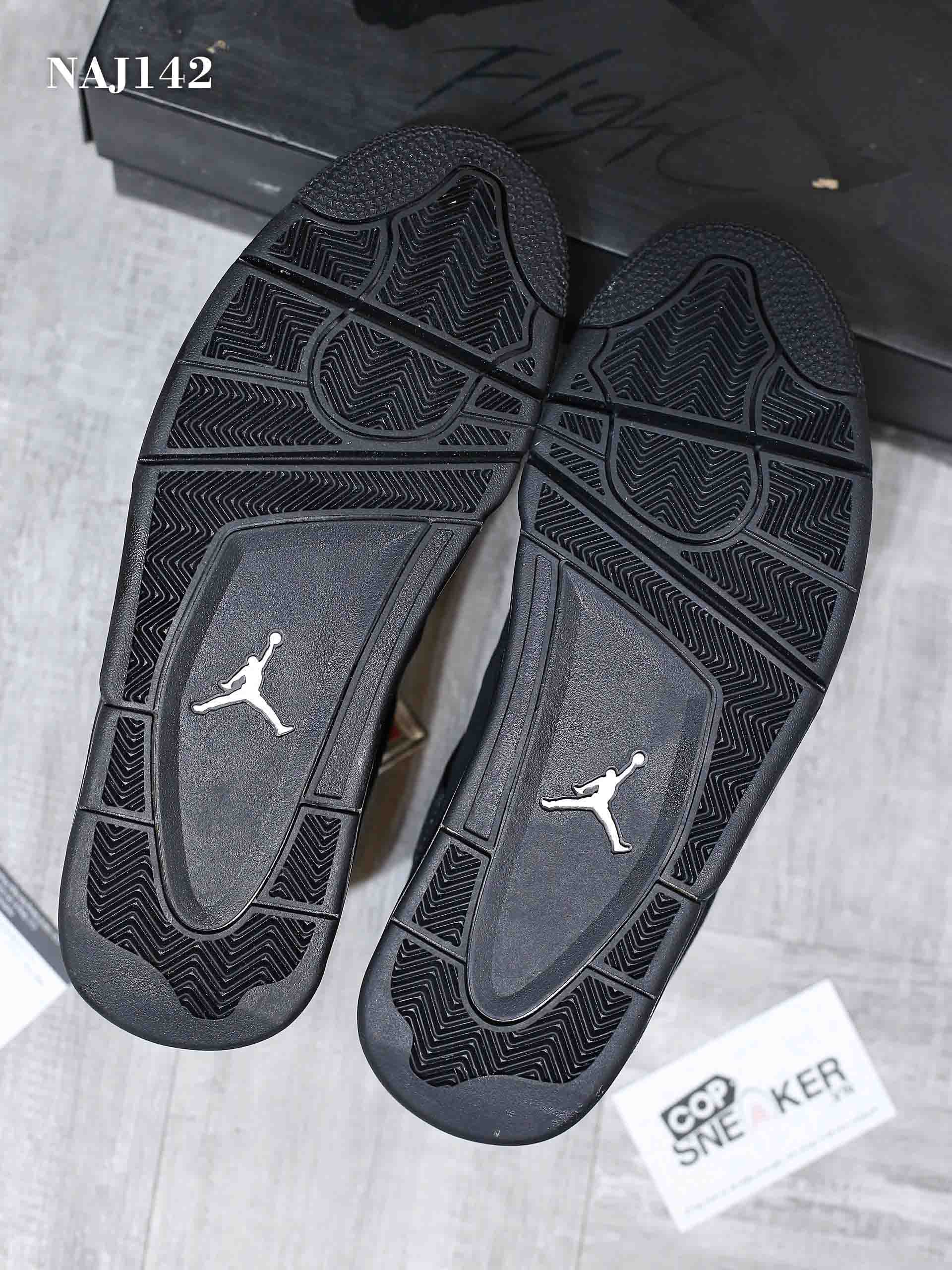 Giày Nike Air Jordan 4 Retro ‘Black Cat’ Đen Like Auth