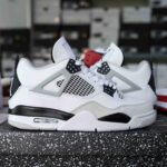 Giày Nike Air Jordan 4 Retro ‘Military Black’ Đen Trằng