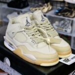 Nike Air Jordan 4 Retro Off-White Sail Like Auth