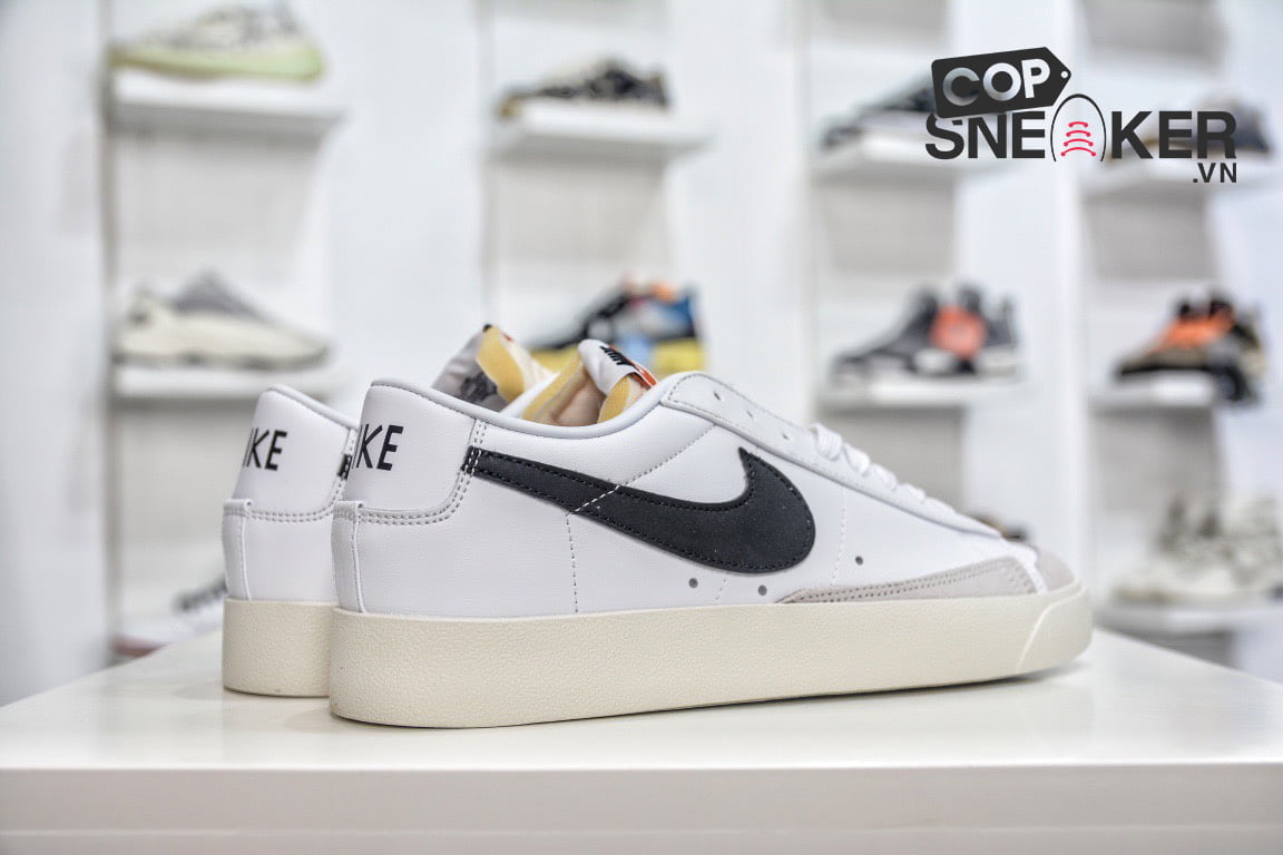 giày Nike Blazer Low 77 Vintage trắng đen rep 1:1