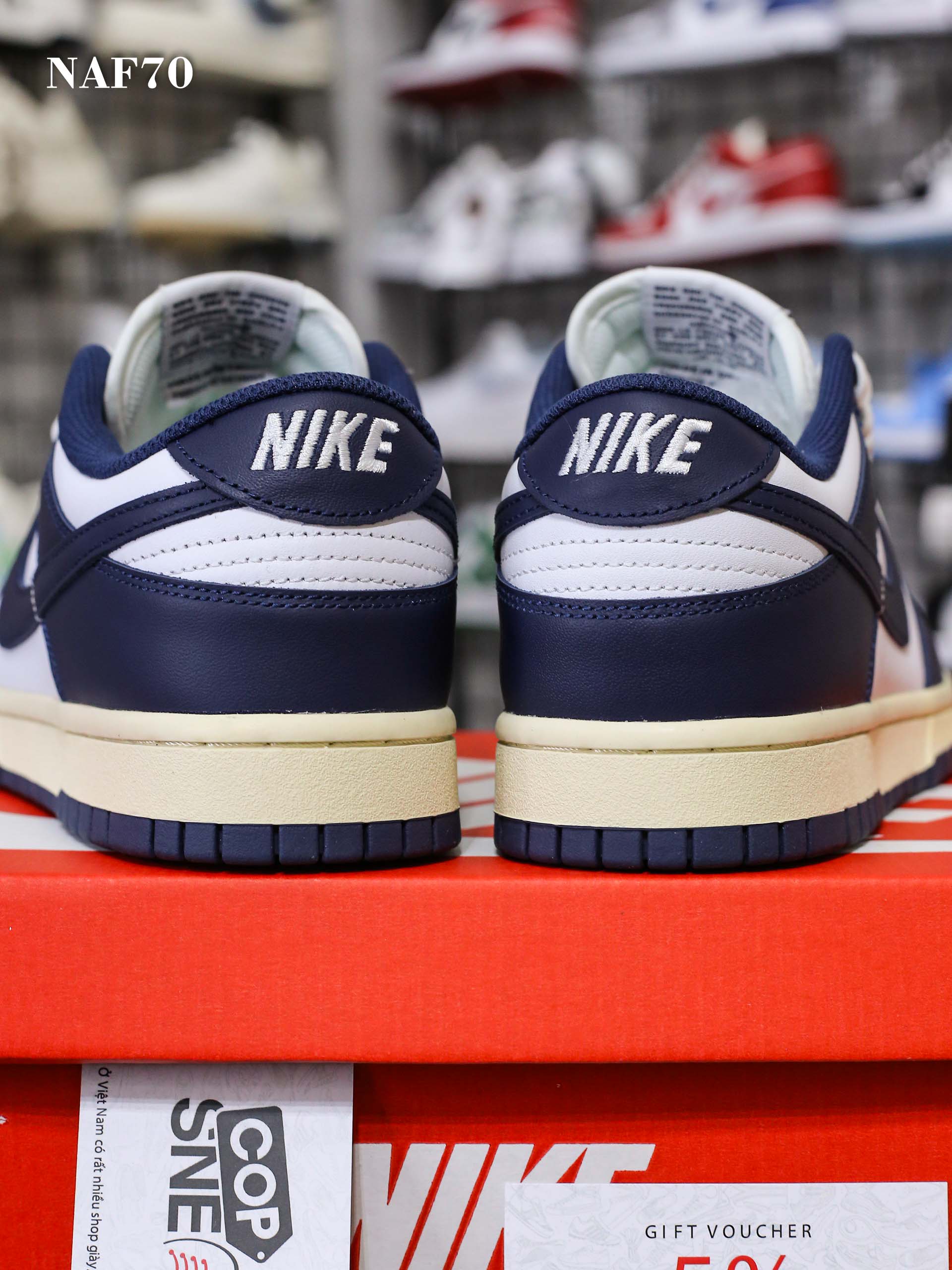 Giày Nike Dunk Low ‘Vintage Xanh Navy’ Like Auth