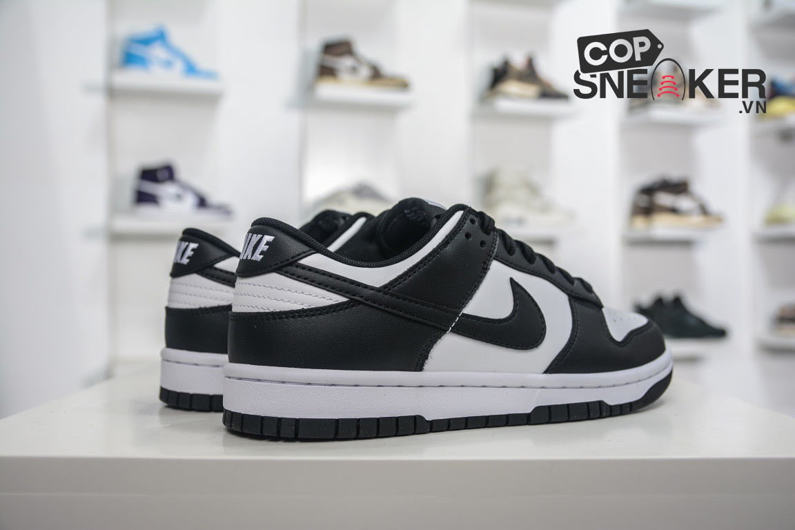 Giày Nike Dunk Low black white Like Auth