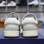 Giày Dior B27 Low Gray White họa tiết vải Dior Oblique Jacquard Like Auth