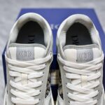 Giày Dior B27 Low Gray White họa tiết vải Dior Oblique Jacquard Like Auth