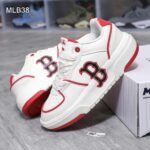giày MLB Chunky Liner Low ‘Boston Red’ đỏ rep 1:1