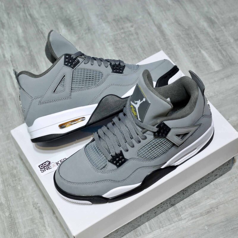 Giày Nike Jordan 4 Retro ‘Cool Grey’ Xám Lạnh Rep 1:1