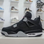 Giày Nike Air Jordan 4 Retro SE 'Black Canvas' Đen Rep 1:1