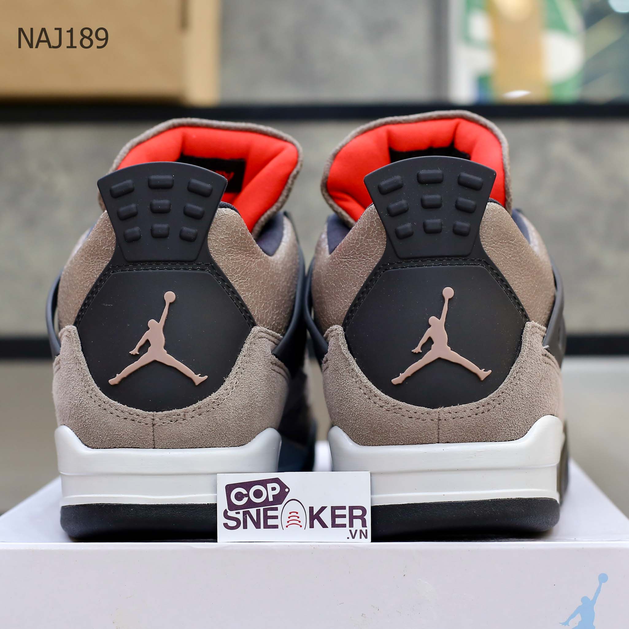 Giày Nike Air Jordan 4 Retro 'Taupe Haze' Rep 1:1
