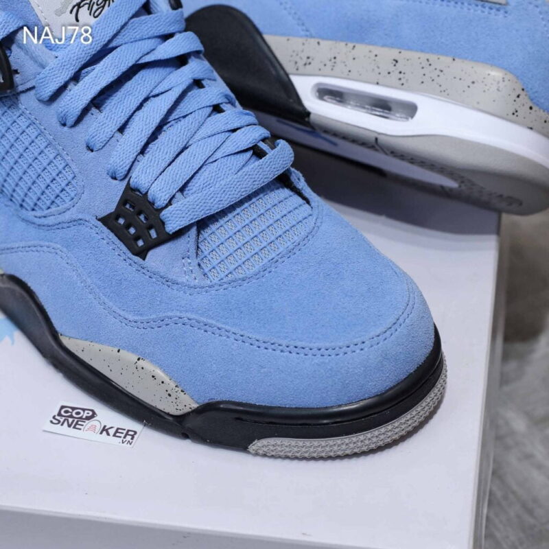 Giày Nike Air Jordan 4 Retro 'University Blue' Xanh Rep 1:1