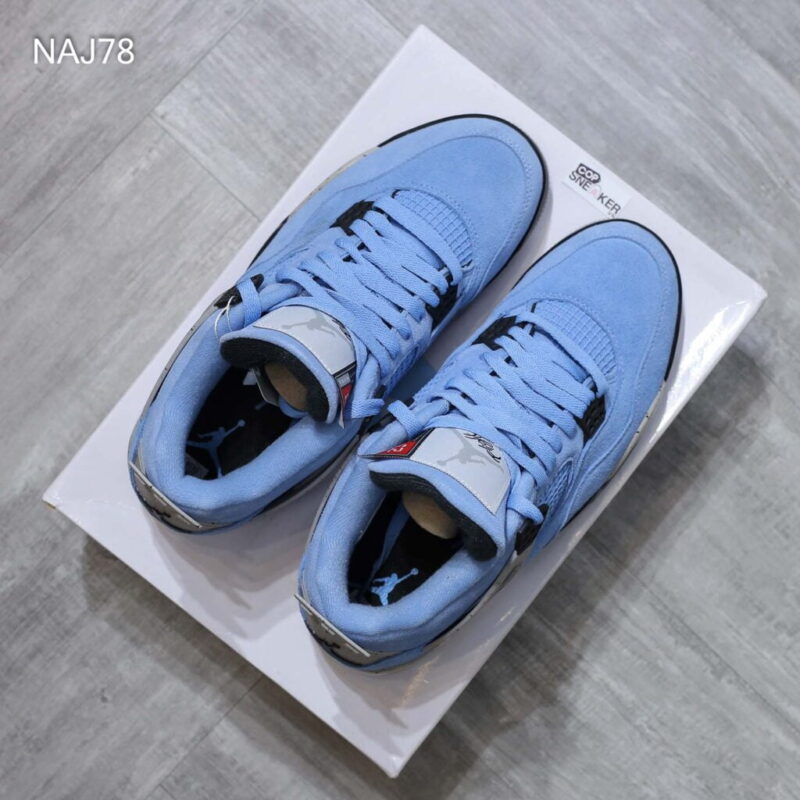 Giày Nike Air Jordan 4 Retro 'University Blue' Xanh Rep 1:1