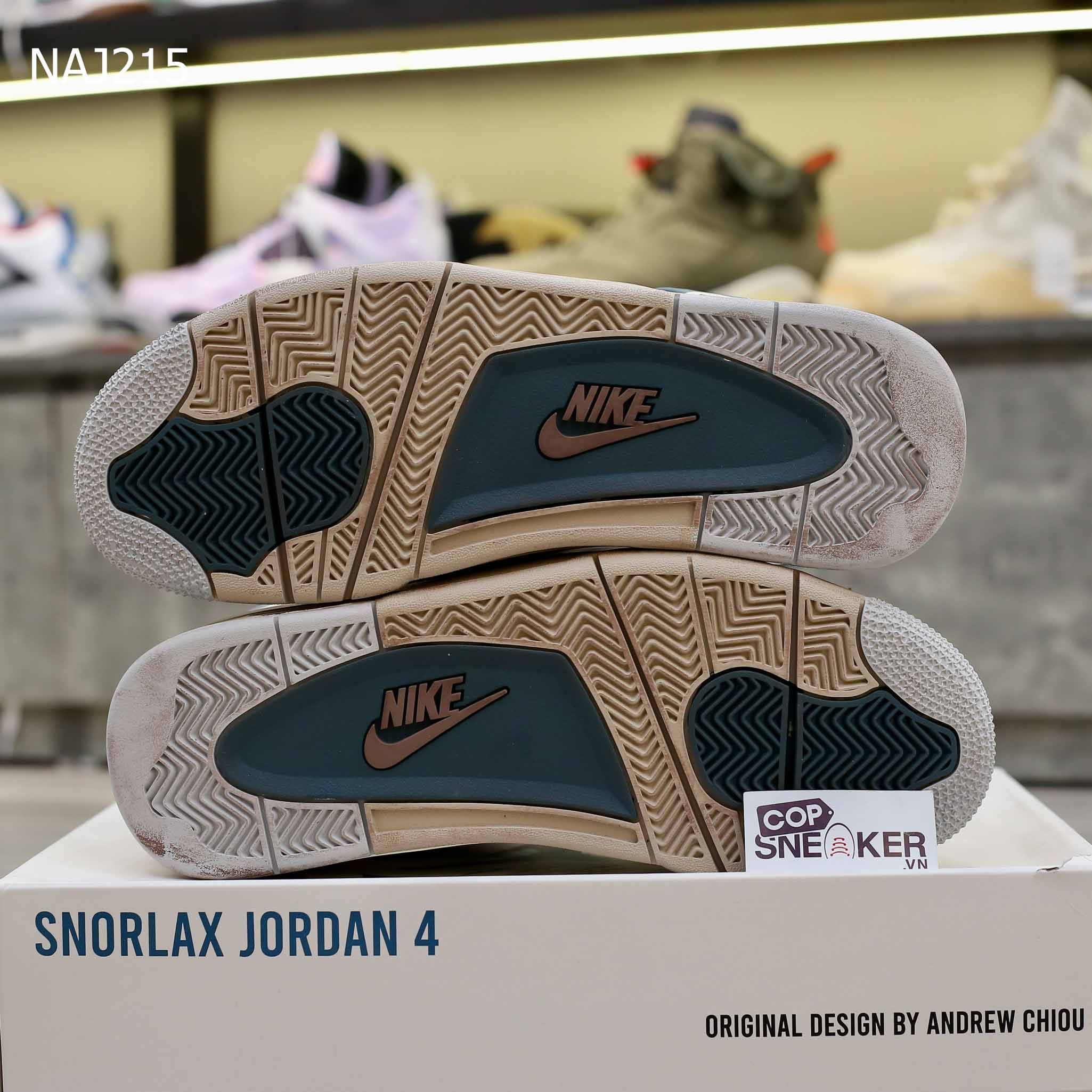 Giày Nike Air Jordan 4 ‘Snorlax Custom’ Like Auth