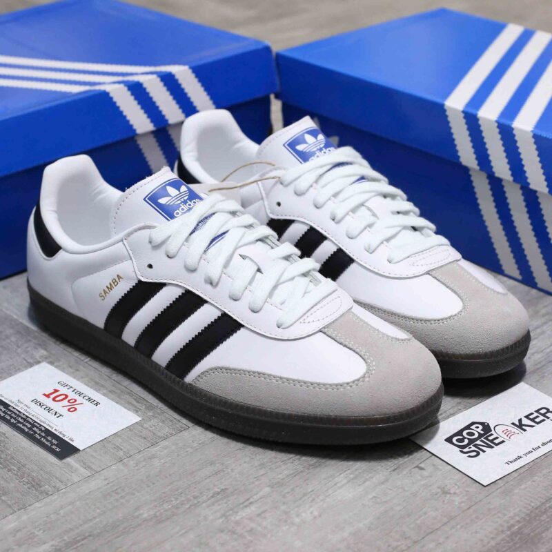 Giày Adidas Samba OG Cloud White Core Black