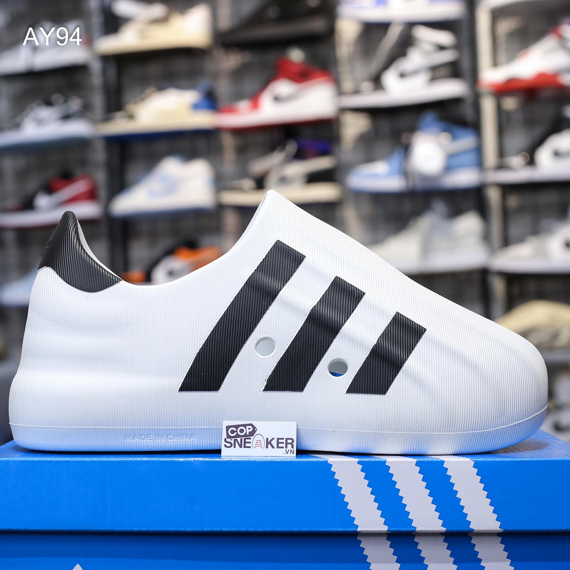 Giày Adidas Superstar Adifom ‘White Black’