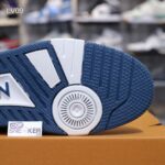 Louis Vuitton LV Trainer Monogram Denim White Blue