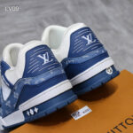 Louis Vuitton LV Trainer Monogram Denim White Blue