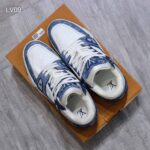 Louis Vuitton LV Trainer Monogram Denim White Blue